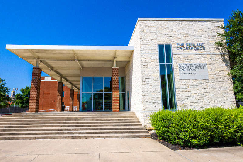 Exterior shot of Penland Crossroads Dining Hall